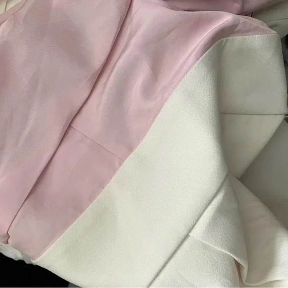 NWT Express Statement Bow Color Block Straight Leg Jumpsuit - Picture 13 of 15